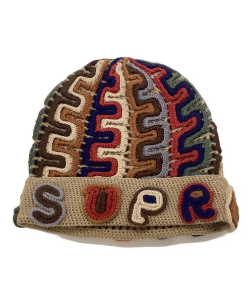 SUPREME（シュプリーム）SUPREME (シュプリーム) 24AW Yarn Applique Beanie ベージュ サイズ:FREEの古着・服飾アイテム