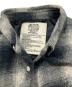 中古・古着 elephant TRIBAL fabrics (エレファントトライバルファブリックス) GATHER OMBRE CHECK BD SHIRT ギャザーオンブレチェックボタンダウンシャツ グレー サイズ:Free：13000円