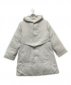 PaDDパッド）の古着「オーバーサイズロングコート / ダウンコート」｜ホワイト