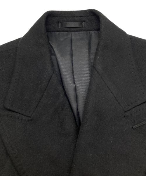 ERMENEGILDO ZEGNA（エルメネジルド・ゼニア）Ermenegildo Zegna (エルメネジルド・ゼニア) カシミヤダブルコート ブラック サイズ:Mの古着・服飾アイテム
