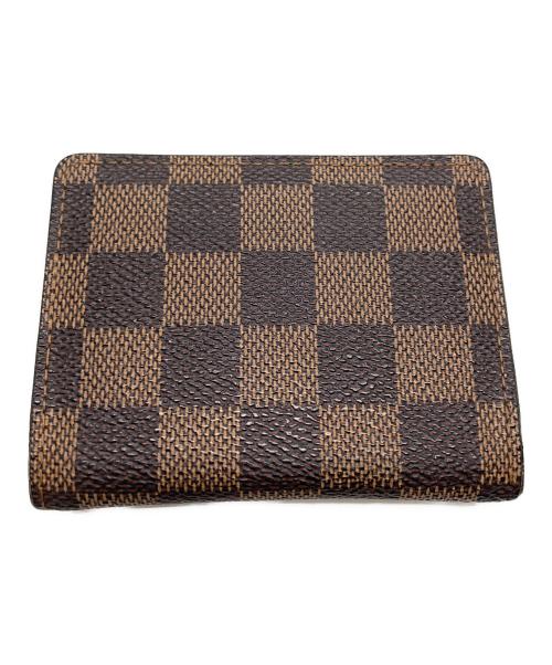 LOUIS VUITTON（ルイ ヴィトン）LOUIS VUITTON (ルイ ヴィトン) ダミエラドローコインケース/ ミニウォレット / 折り財布 ブラウン サイズ:実寸サイズをご参照ください。の古着・服飾アイテム