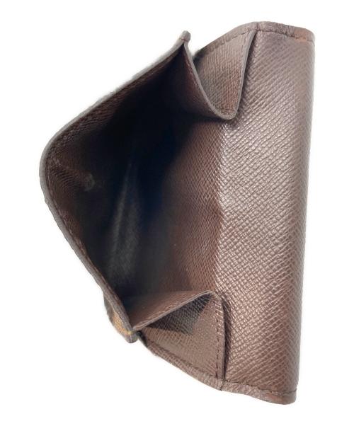 LOUIS VUITTON（ルイ ヴィトン）LOUIS VUITTON (ルイ ヴィトン) ダミエラドローコインケース/ ミニウォレット / 折り財布 ブラウン サイズ:実寸サイズをご参照ください。の古着・服飾アイテム