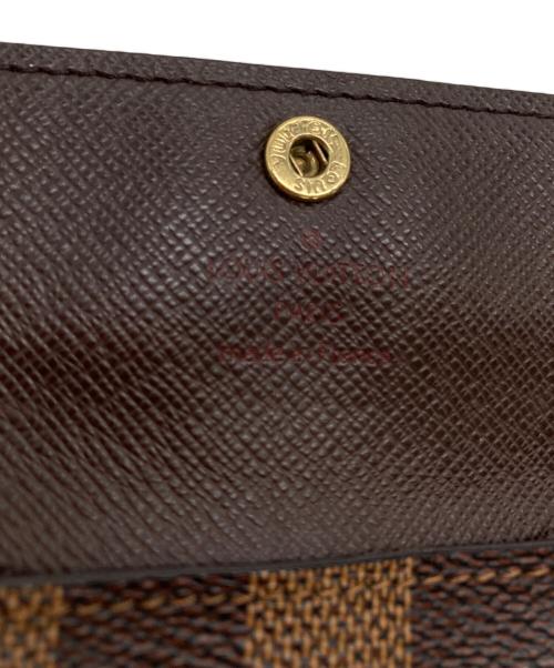 LOUIS VUITTON（ルイ ヴィトン）LOUIS VUITTON (ルイ ヴィトン) ダミエラドローコインケース/ ミニウォレット / 折り財布 ブラウン サイズ:実寸サイズをご参照ください。の古着・服飾アイテム