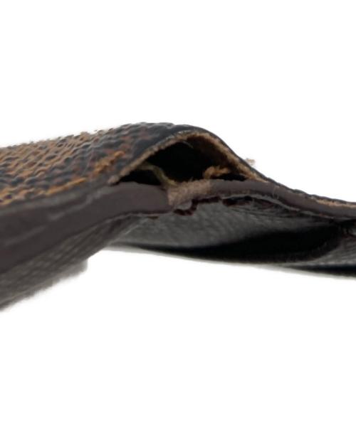 LOUIS VUITTON（ルイ ヴィトン）LOUIS VUITTON (ルイ ヴィトン) ダミエラドローコインケース/ ミニウォレット / 折り財布 ブラウン サイズ:実寸サイズをご参照ください。の古着・服飾アイテム