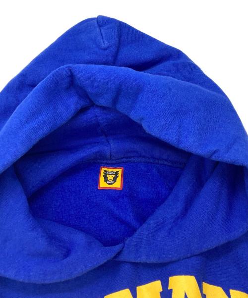 HUMAN MADE（ヒューマンメイド）HUMAN MADE (ヒューマンメイド) 23AW Heavy Weight Hoodie アナグマ ヘビーウエイトパーカー ブルー サイズ:XLの古着・服飾アイテム