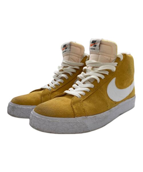 NIKE（ナイキ）NIKE (ナイキ) SB Blazer Mid スケートボード ブレザー ミッドカットスニーカー  イエロー サイズ:27.5の古着・服飾アイテム
