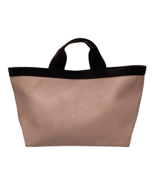 Herve Chapelier（エルベシャプリエ）Herve Chapelier (エルベシャプリエ) 705GPトートバッグ / キャンバススクエアトートバッグ  ピンク×ブラウン(タラマ×モカ) サイズ:実寸サイズをご参照ください。の古着・服飾アイテム