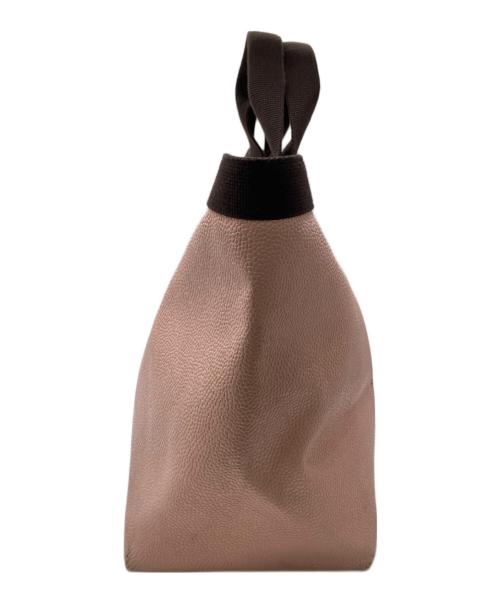 Herve Chapelier（エルベシャプリエ）Herve Chapelier (エルベシャプリエ) 705GPトートバッグ / キャンバススクエアトートバッグ  ピンク×ブラウン(タラマ×モカ) サイズ:実寸サイズをご参照ください。の古着・服飾アイテム