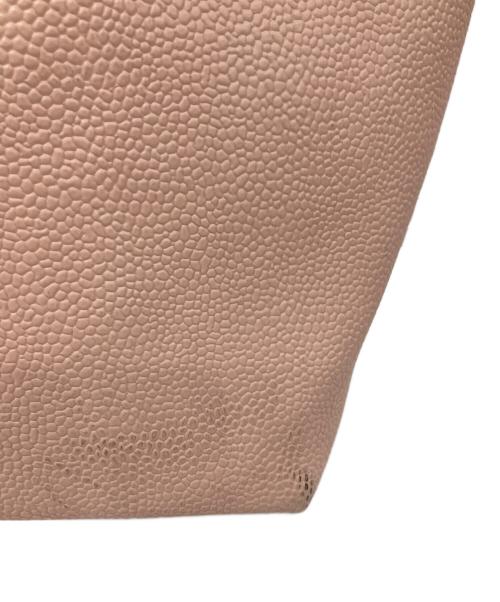 Herve Chapelier（エルベシャプリエ）Herve Chapelier (エルベシャプリエ) 705GPトートバッグ / キャンバススクエアトートバッグ  ピンク×ブラウン(タラマ×モカ) サイズ:実寸サイズをご参照ください。の古着・服飾アイテム