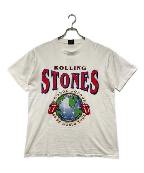 BROCKUM WORLDWIDE（ブロッカム ワールドワイド）BROCKUM WORLDWIDE (ブロッカム ワールドワイド) ROLLING STONES 94-95 WORLD TOURプリントTシャツ / ローリングストーンズ 94-95 ワールドツアー ホワイト サイズ:Lの古着・服飾アイテム