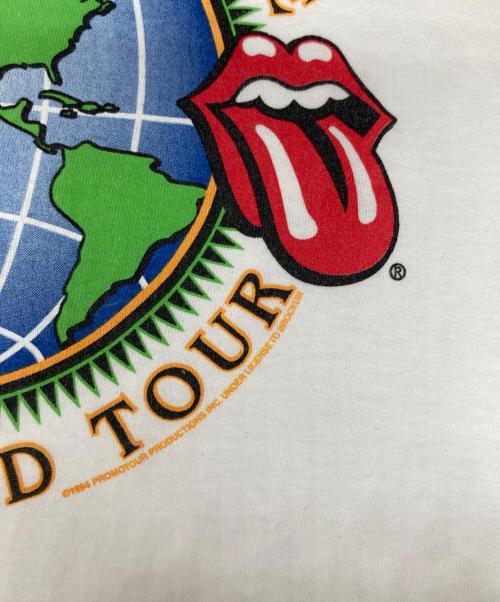 BROCKUM WORLDWIDE（ブロッカム ワールドワイド）BROCKUM WORLDWIDE (ブロッカム ワールドワイド) ROLLING STONES 94-95 WORLD TOURプリントTシャツ / ローリングストーンズ 94-95 ワールドツアー ホワイト サイズ:Lの古着・服飾アイテム
