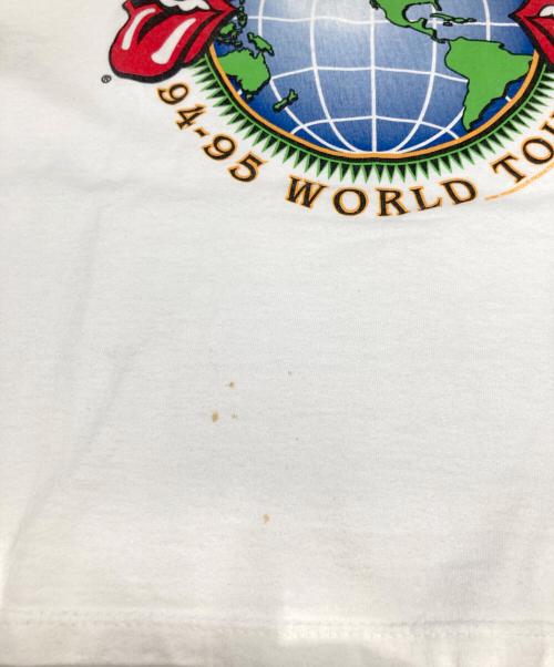 BROCKUM WORLDWIDE（ブロッカム ワールドワイド）BROCKUM WORLDWIDE (ブロッカム ワールドワイド) ROLLING STONES 94-95 WORLD TOURプリントTシャツ / ローリングストーンズ 94-95 ワールドツアー ホワイト サイズ:Lの古着・服飾アイテム