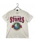 BROCKUM WORLDWIDE（ブロッカム ワールドワイド）の古着「ROLLING STONES 94-95 WORLD TOURプリントTシャツ / ローリングストーンズ 94-95 ワールドツアー」｜ホワイト