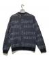 Supreme (シュプリーム) 18SS Jacquard Logo Crewneck ブラック サイズ:M：14000円