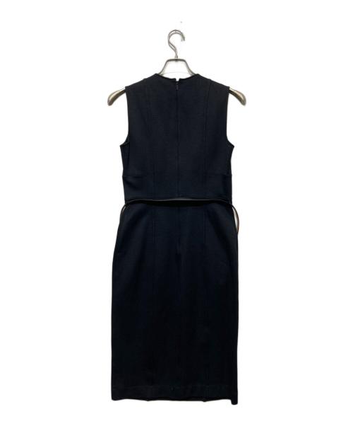 GUCCI（グッチ）GUCCI (グッチ) ホースビットベルト付ノースリーブワンピース ブラック サイズ:Lの古着・服飾アイテム