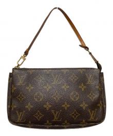 LOUIS VUITTON（ルイ ヴィトン）の古着「ショルダーポーチ / モノグラム / ポシェット / アクセソワール」｜ブラウン