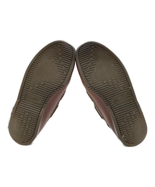 PARABOOT（パラブーツ）PARABOOT (パラブーツ) BEAMS (ビームス) VERITABLE MOCASSIN COUSU MAIN コインローファー ブラウン サイズ:25.0㎝の古着・服飾アイテム