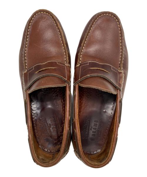 PARABOOT（パラブーツ）PARABOOT (パラブーツ) BEAMS (ビームス) VERITABLE MOCASSIN COUSU MAIN コインローファー ブラウン サイズ:25.0㎝の古着・服飾アイテム