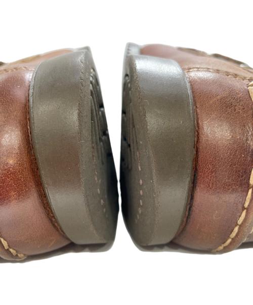 PARABOOT（パラブーツ）PARABOOT (パラブーツ) BEAMS (ビームス) VERITABLE MOCASSIN COUSU MAIN コインローファー ブラウン サイズ:25.0㎝の古着・服飾アイテム