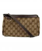 GUCCIグッチ）の古着「セミショルダーバッグ / ポーチ」｜ベージュ