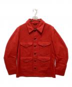 FILSON GARMENTフィルソン ガーメント）の古着「マッキーノウールジャケット」｜レッド