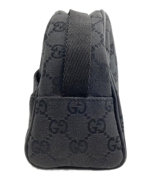 GUCCI（グッチ）GUCCI (グッチ) ハーフムーンセミショルダーバッグ ブラックの古着・服飾アイテム