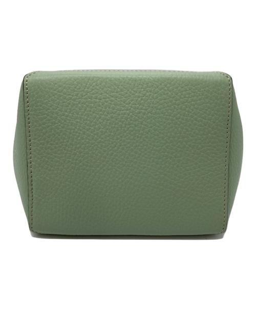 TOD'S（トッズ）TOD'S (トッズ) ポーチ付き2WAYハンドバッグ / ショルダーバッグ ベージュ×グリーンの古着・服飾アイテム