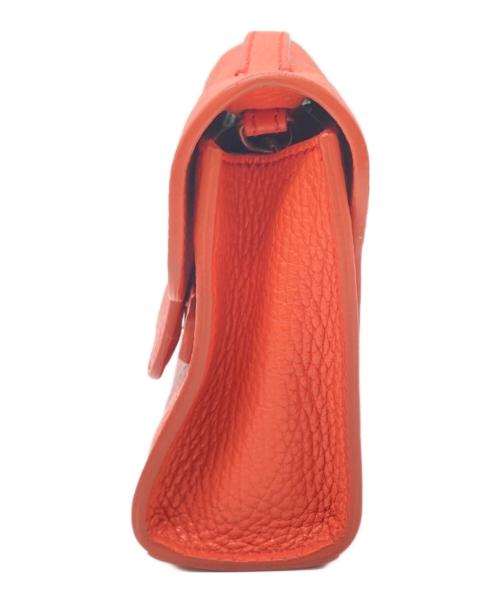 zanellato（ザネラート）zanellato (ザネラート) ２WAY チェーンショルダーバッグ レッドの古着・服飾アイテム