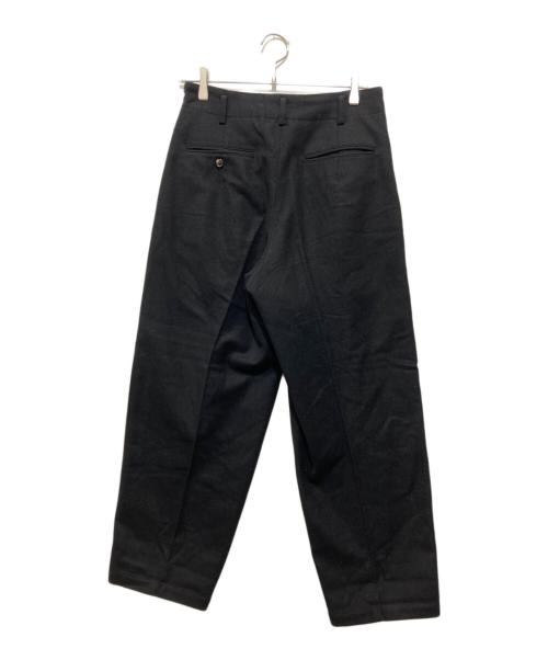 Y's for men（ワイズフォーメン）Y's for men (ワイズフォーメン) ウールテーパードパンツ ブラック サイズ:Mの古着・服飾アイテム