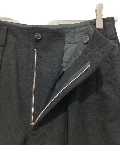 Y's for men（ワイズフォーメン）Y's for men (ワイズフォーメン) ウールテーパードパンツ ブラック サイズ:Mの古着・服飾アイテム