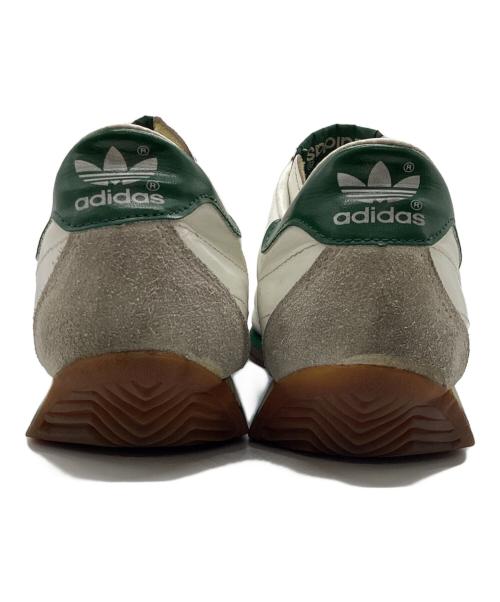 adidas（アディダス）adidas (アディダス) 90's COUNTRY KL カントリー カンガルーレザー ホワイト×グリーン サイズ:27.0の古着・服飾アイテム