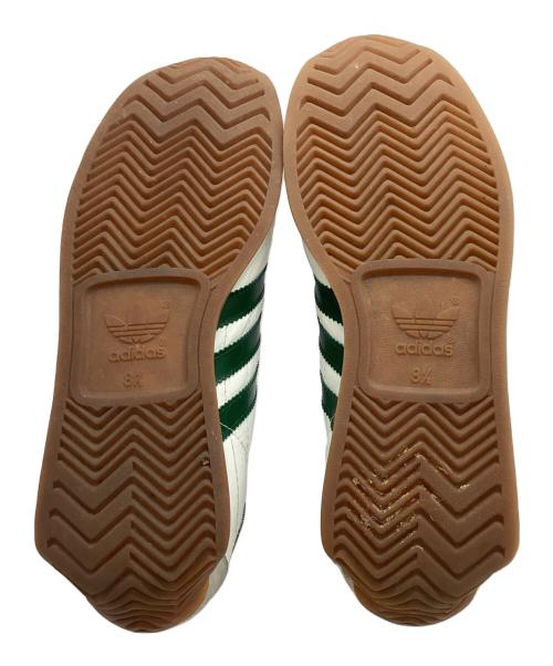 adidas（アディダス）adidas (アディダス) 90's COUNTRY KL カントリー カンガルーレザー ホワイト×グリーン サイズ:27.0の古着・服飾アイテム