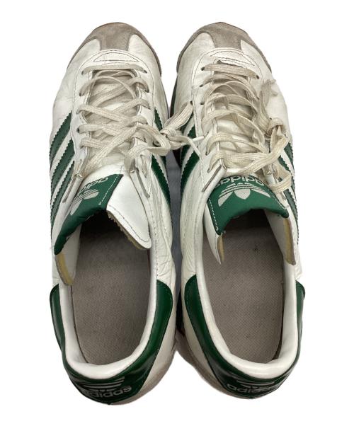 adidas（アディダス）adidas (アディダス) 90's COUNTRY KL カントリー カンガルーレザー ホワイト×グリーン サイズ:27.0の古着・服飾アイテム