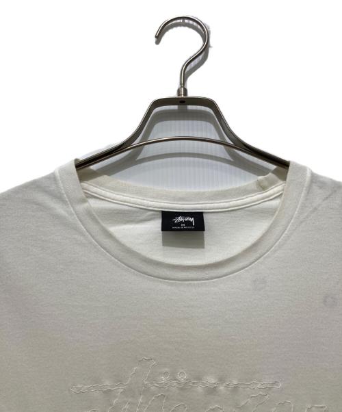 stussy（ステューシー）stussy (ステューシー) Tシャツ / ロゴ刺繍Tシャツ ホワイト サイズ:Mの古着・服飾アイテム
