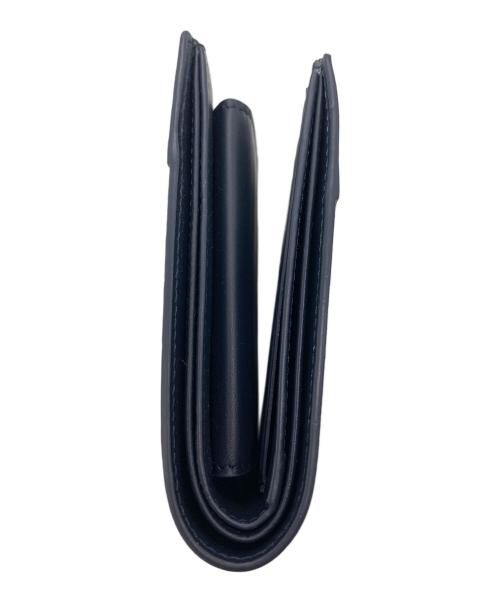 LOEWE（ロエベ）LOEWE (ロエベ) パズル バイフォールド ウォレット ネイビー×グリーン×ベージュの古着・服飾アイテム