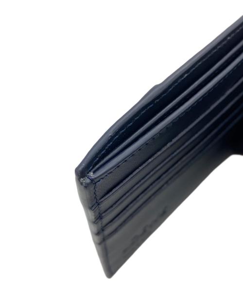 LOEWE（ロエベ）LOEWE (ロエベ) パズル バイフォールド ウォレット ネイビー×グリーン×ベージュの古着・服飾アイテム