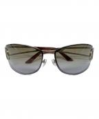 Christian Diorクリスチャン ディオール）の古着「サイドDロゴ ブラウングラデーション サングラス」｜グレー