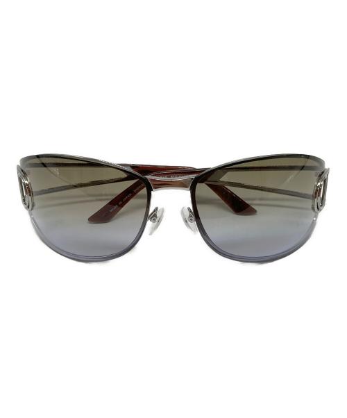 Christian Dior（クリスチャン ディオール）Christian Dior (クリスチャン ディオール) サイドDロゴ ブラウングラデーション サングラス グレー サイズ:67□14-115の古着・服飾アイテム