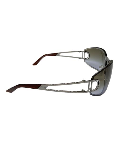 Christian Dior（クリスチャン ディオール）Christian Dior (クリスチャン ディオール) サイドDロゴ ブラウングラデーション サングラス グレー サイズ:67□14-115の古着・服飾アイテム