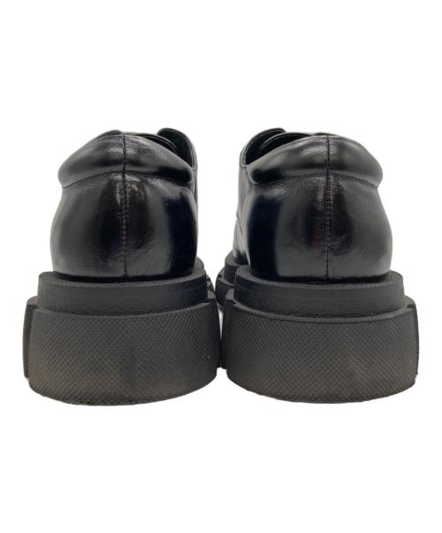 MANA（マナ）MANA (マナ) 厚底レースアップシューズ ブラック サイズ:37の古着・服飾アイテム