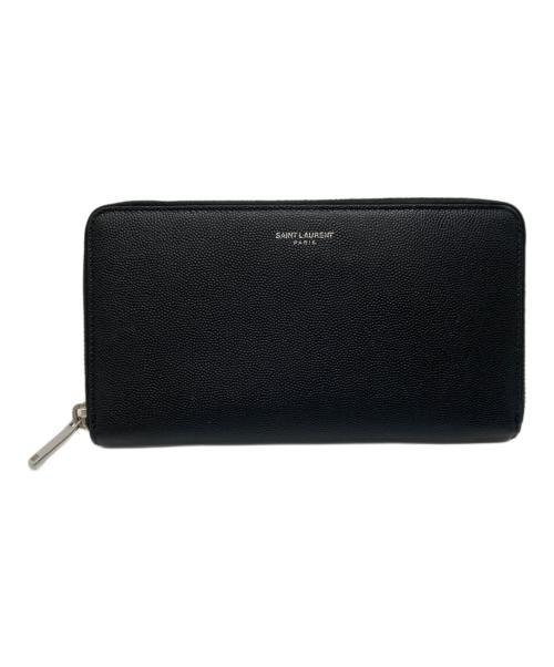 Saint Laurent Paris（サンローランパリ）Saint Laurent Paris (サンローランパリ) 長財布 ブラックの古着・服飾アイテム