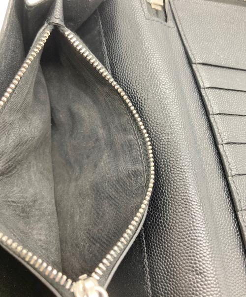 Saint Laurent Paris（サンローランパリ）Saint Laurent Paris (サンローランパリ) 長財布 ブラックの古着・服飾アイテム