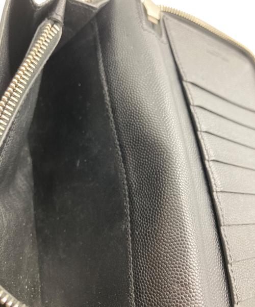 Saint Laurent Paris（サンローランパリ）Saint Laurent Paris (サンローランパリ) 長財布 ブラックの古着・服飾アイテム