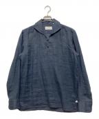 Massimo d'Augustoマッシモダウグスト）の古着「リネン カプリシャツ」｜ネイビー