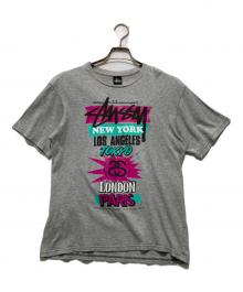 stussy（ステューシー）の古着「Tシャツ / プリントTシャツ」｜グレー