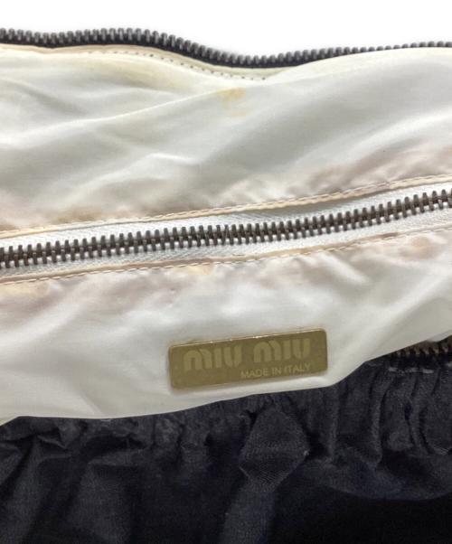 MIU MIU（ミュウミュウ）MIU MIU (ミュウミュウ) セミショルダーバッグ インディゴの古着・服飾アイテム