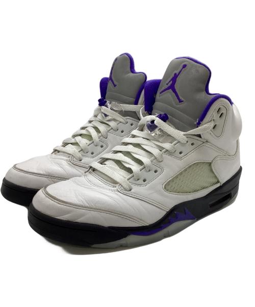 NIKE（ナイキ）NIKE (ナイキ) AIR JORDAN 5 RETRO 'Dark Concord' エアジョーダン5レトロ ダークコンコルド ホワイト サイズ:28.0の古着・服飾アイテム