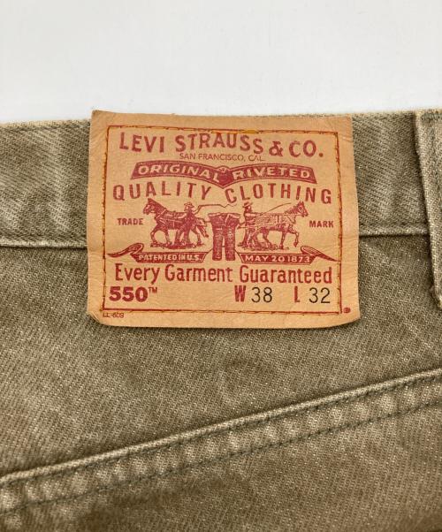 LEVI'S（リーバイス）LEVI'S (リーバイス) 90's 99年製 裏554刻印 USA製 550デニムパンツ カーキ サイズ:W38/L32の古着・服飾アイテム
