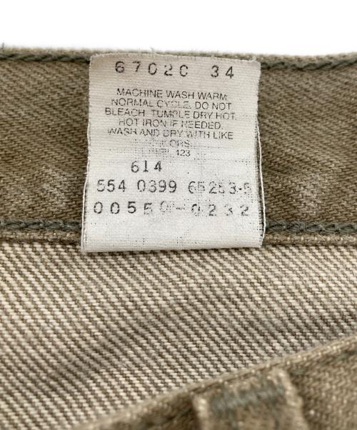 LEVI'S（リーバイス）LEVI'S (リーバイス) 90's 99年製 裏554刻印 USA製 550デニムパンツ カーキ サイズ:W38/L32の古着・服飾アイテム