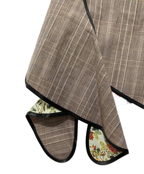 Y. PROJECT（ワイプロジェクト）Y. PROJECT (ワイプロジェクト) 21SS BANANA WRAP MINI SKIRT / ミニスカート ブラウン サイズ:34の古着・服飾アイテム